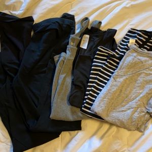 6 piece maternity basics LOT